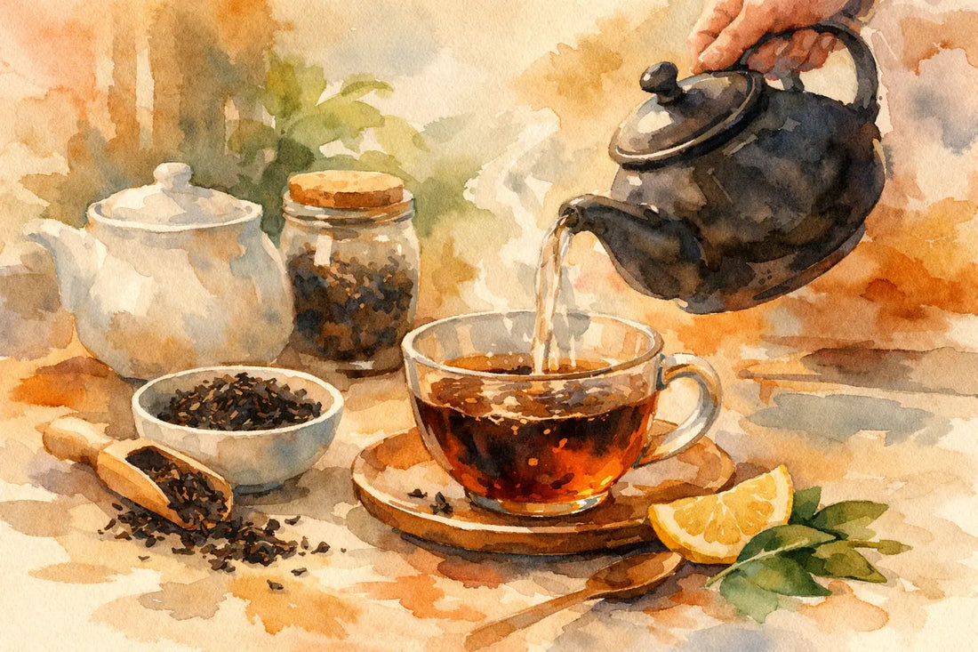 Fekete tea főzés lépésről lépésre otthon