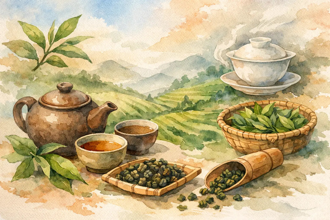Hogyan készül az oolong tea?